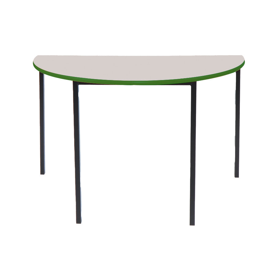 Morleys Fully Welded Classroom Table 1200x600 Semi Circular ABS Edge