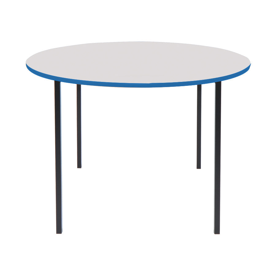 Morleys Fully Welded Classroom Table 1100dia. Circular ABS Edge