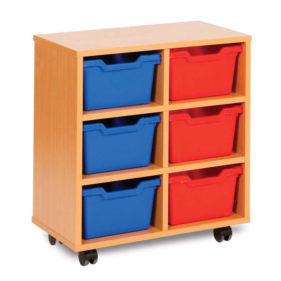 Cubby Units Cubby 6 Tray Unit