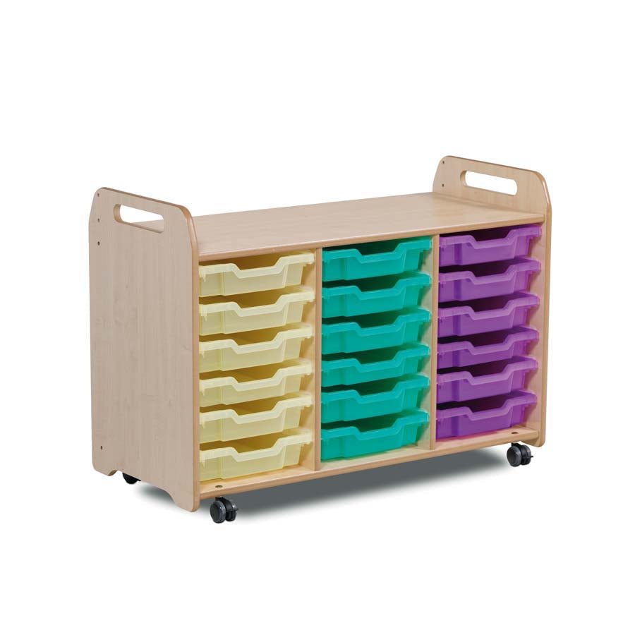 Millhouse Tray Storage Unit 18 Shallow Trays