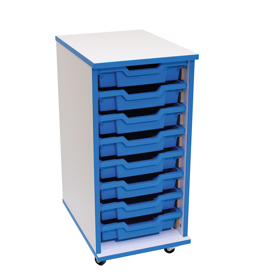 Vibrant 8 Tray Storage Unit Including Trays