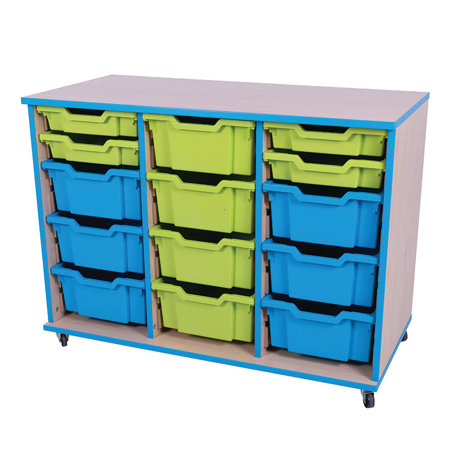 Vibrant 24 Tray Storage Unit Including Trays