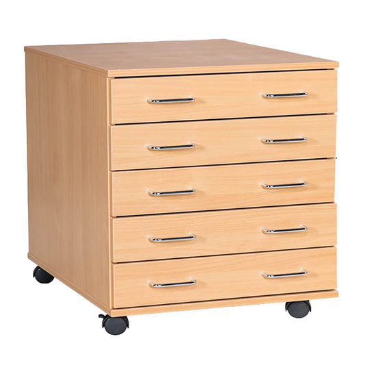 Smart Storage  5 Drawer A2 Mobile Planchest