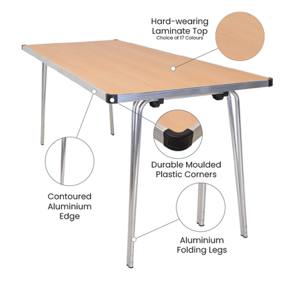 Contour 25 Folding Table 1830X685