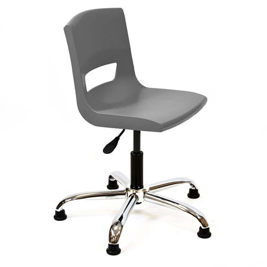 Postura Classroom IT Swivel Chair Chrome