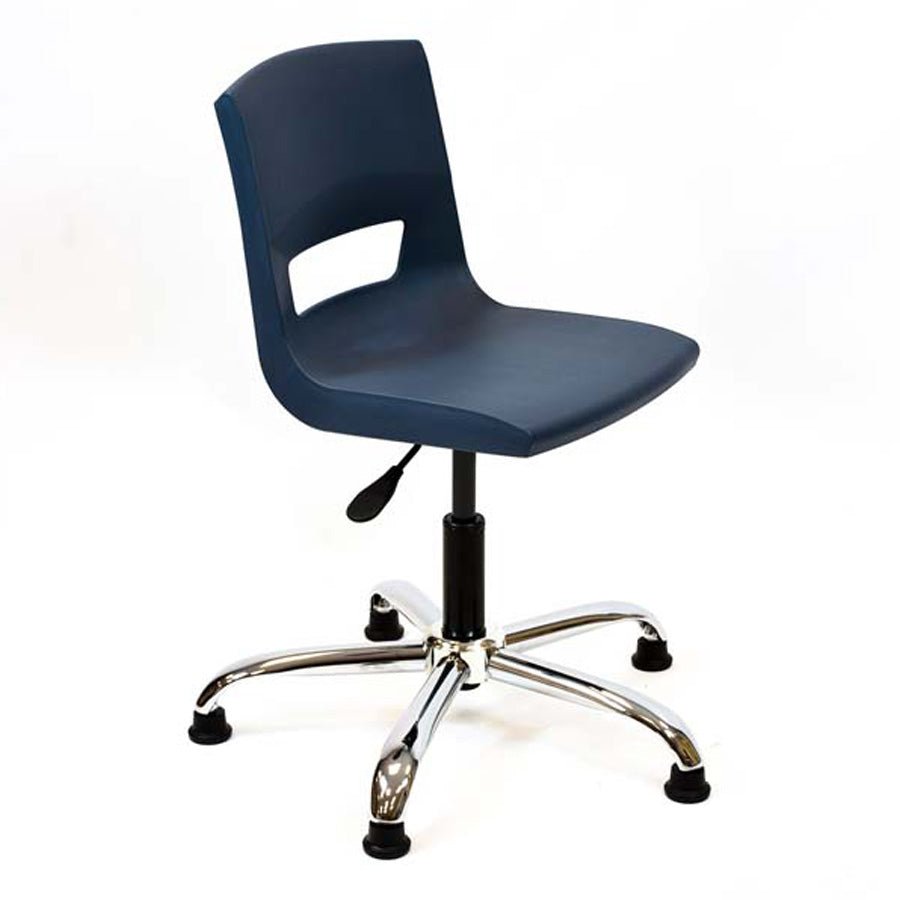 Postura Classroom IT Swivel Chair Chrome