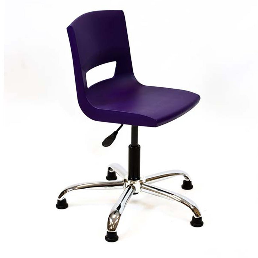 Postura Classroom IT Swivel Chair Chrome