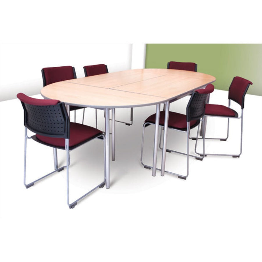 Cogent Classroom Table 1800x600 Rectangle Textured PU Edge