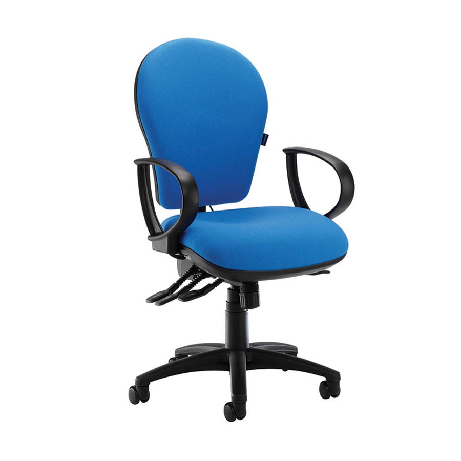 Blenheim Task Chair Fixed Arms Synchro